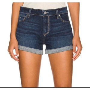 PAIGE Dark Blue Jean Shorts